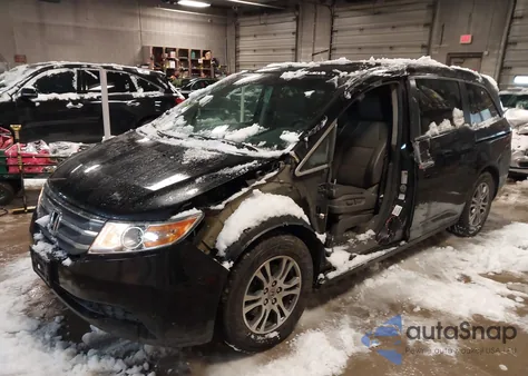 2012 Honda Odyssey Ex-L z USA, uszkodzony, nr VIN 5FNRL5H60CB013115